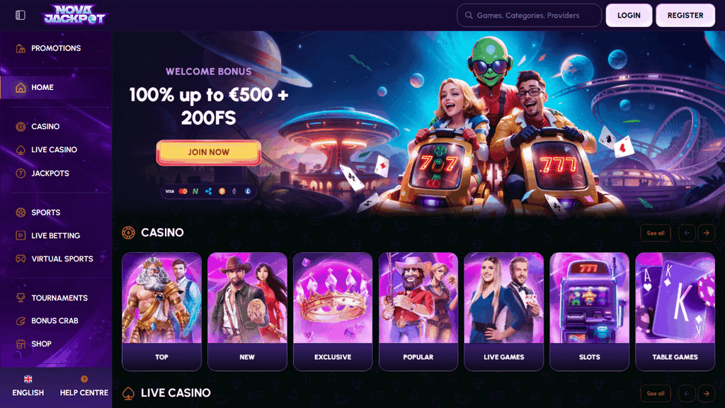 NovaJackpot Casino - Juin 2025